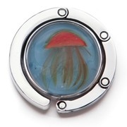 Jellyfish Purse Holder - Orange/Blue Glow 83802OR