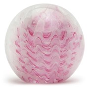 Large Paperweight - Pink Glow Feather 91109