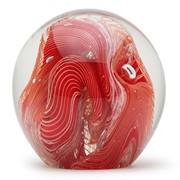 Large Paperweight - Coral Ribbons 91117