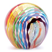 Large Canework Paperweight - Rainbow 91183