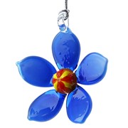 Glassdelights Ornament - Forget Me Not Flower 26936