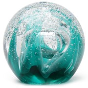 Large Paperweight - Ice Cave Teal Glow 91194TL