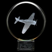 Crystal Sphere - P-47D Thunderbolt 51208-P47D