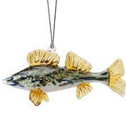 Glassdelights Ornament - Walleye Fish 26895