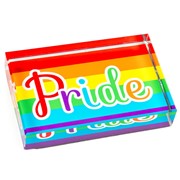 DeskPop Crystal Paperweight - Pride 51105PRD