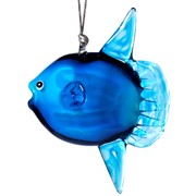 Glassdelights Ornament - Mola Mola, Blue 26833B