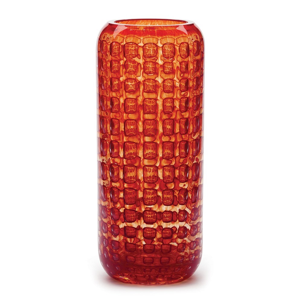 Cubic Tall Vase - Coral 503005B