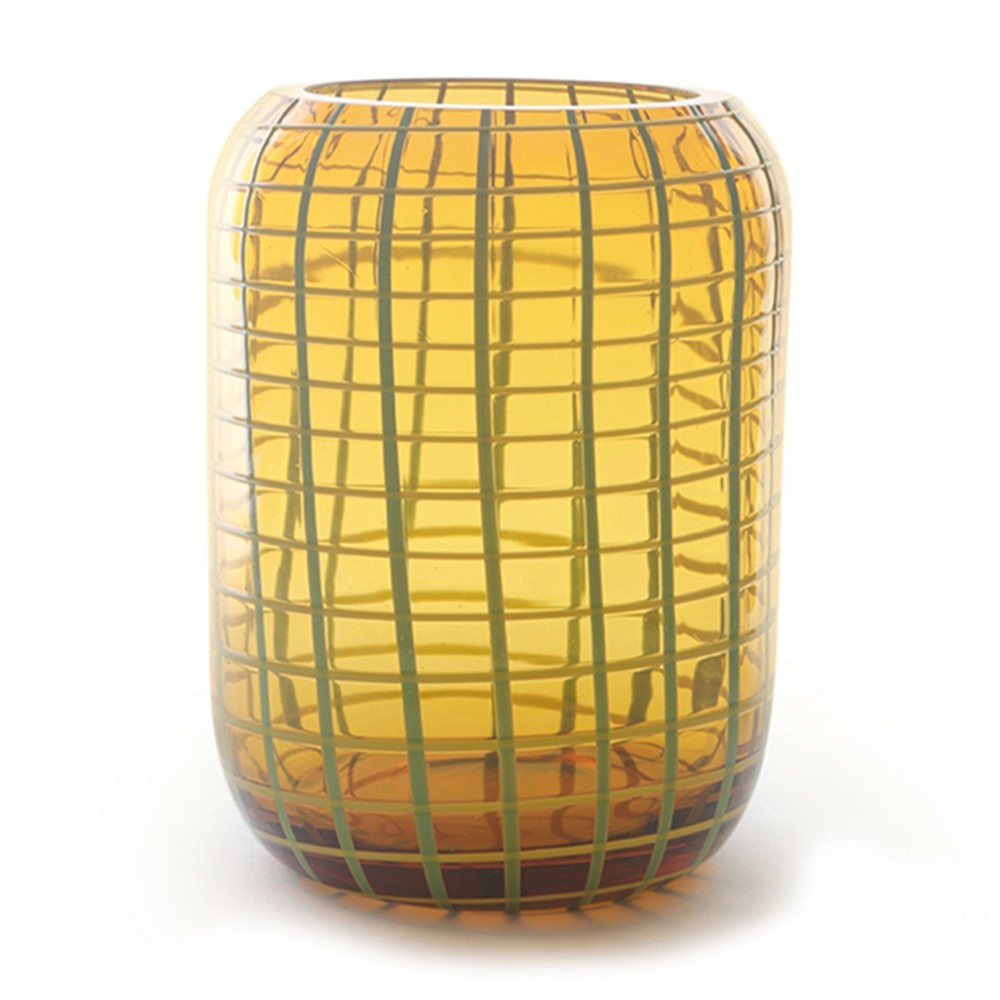 Cubic Beehive Vase - Citrus Tea 503006A