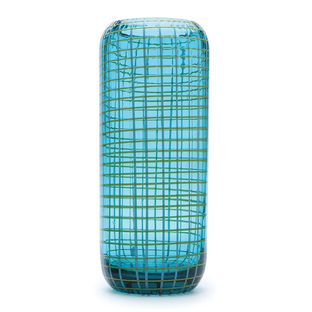 Cubic Tall Vase - Mojito Blue 503007B