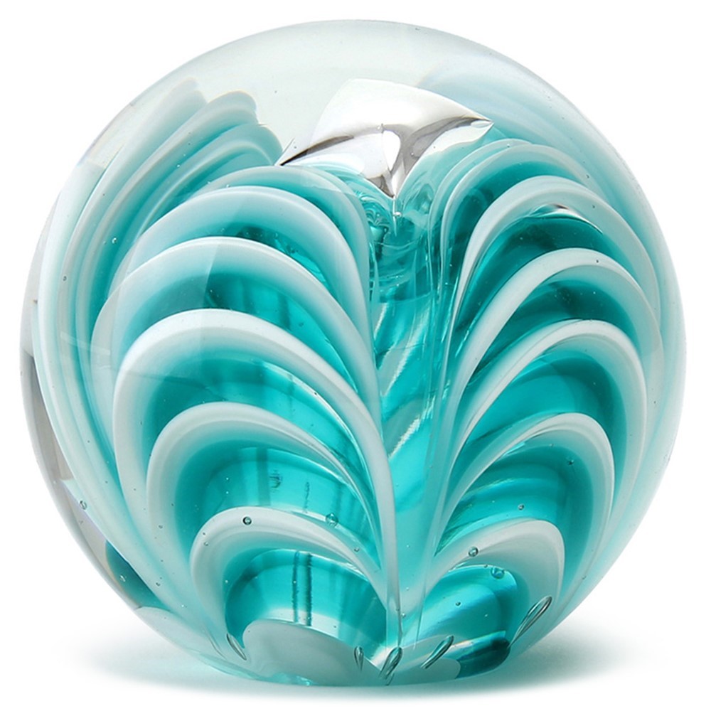 Large Paperweight - Zebra Teal 91190