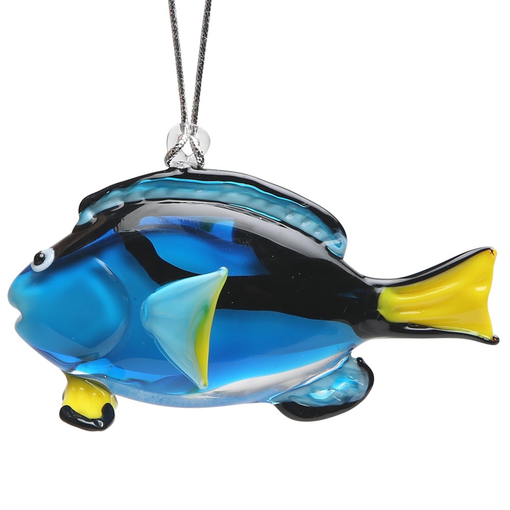 Glassdelights Ornament Blue Tang Fish 26890