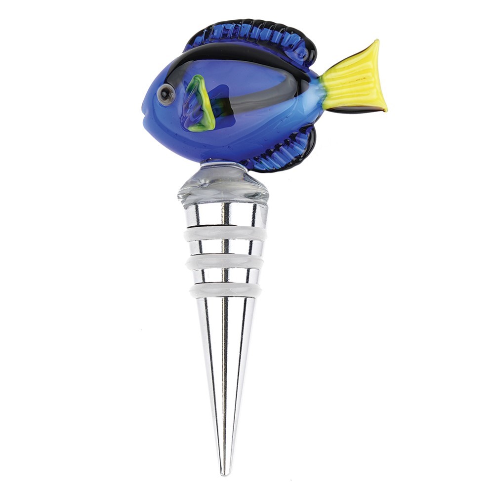 Blue Tang Fish Wine Stopper 83911