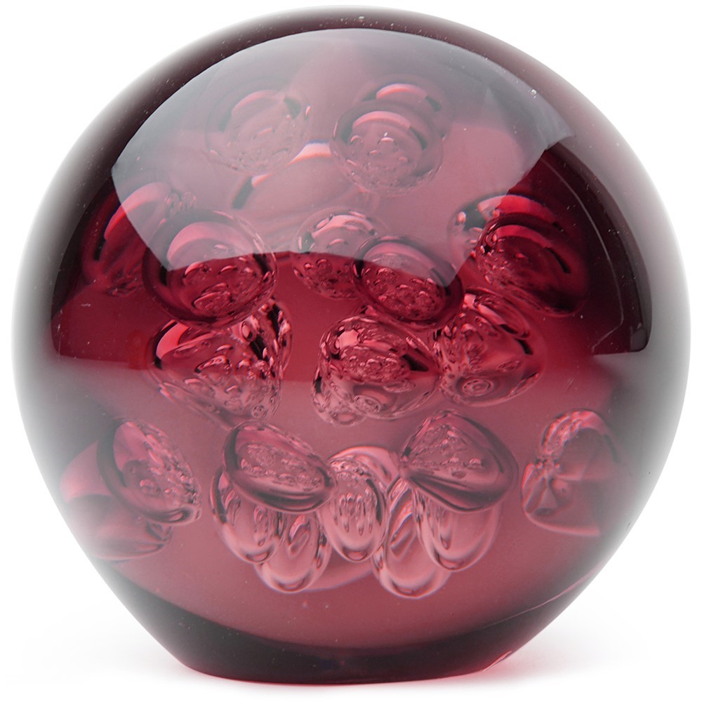 Large Spa Bubbles Paperweight - Eggplant 84201PR