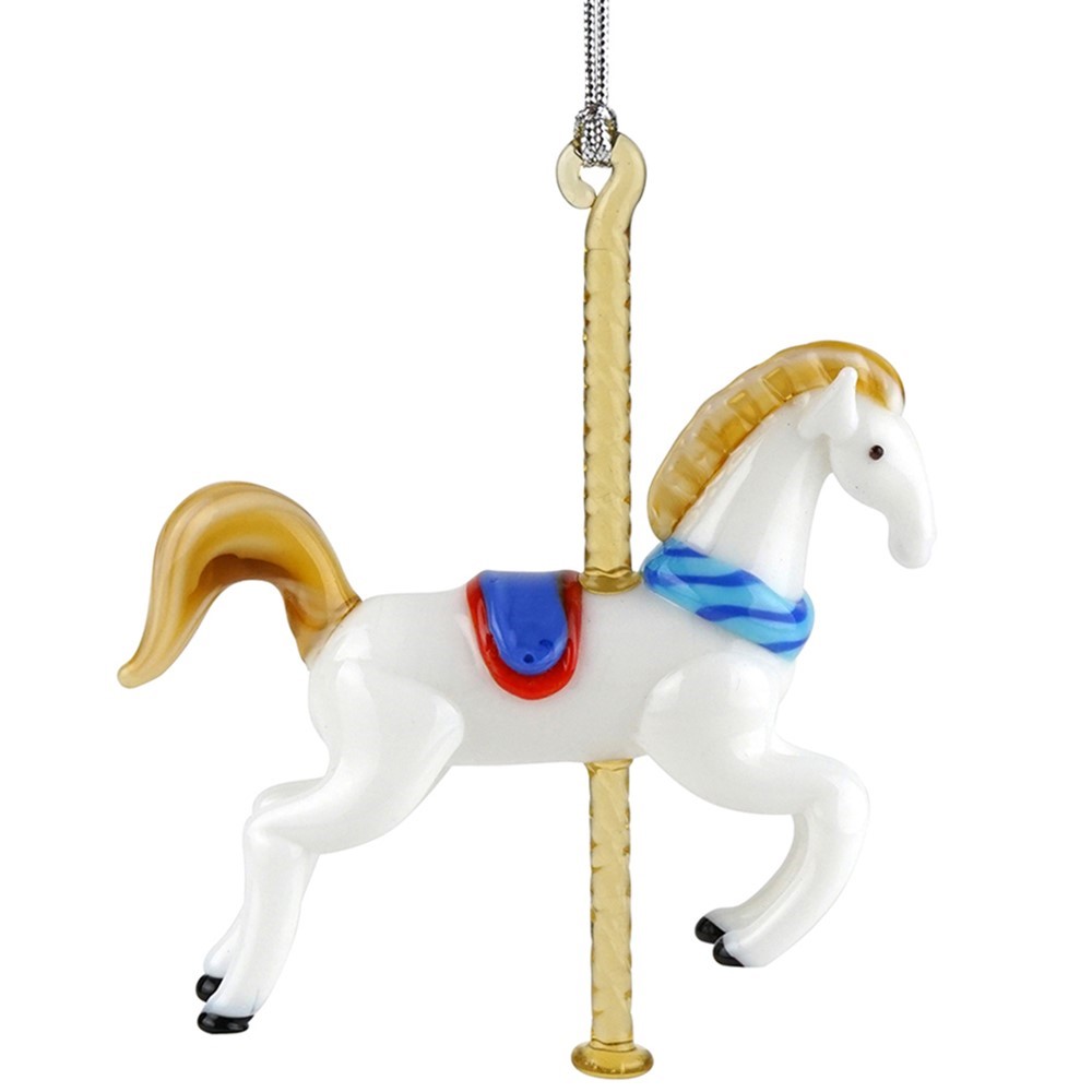 Glassdelights Ornament - Carousel Horse 26937