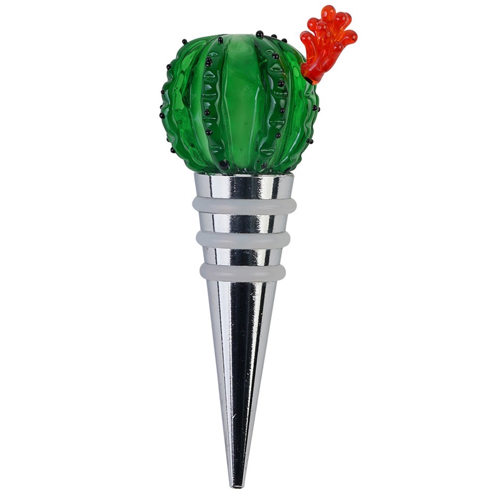 Barrel Cactus Wine Stopper 83923BC