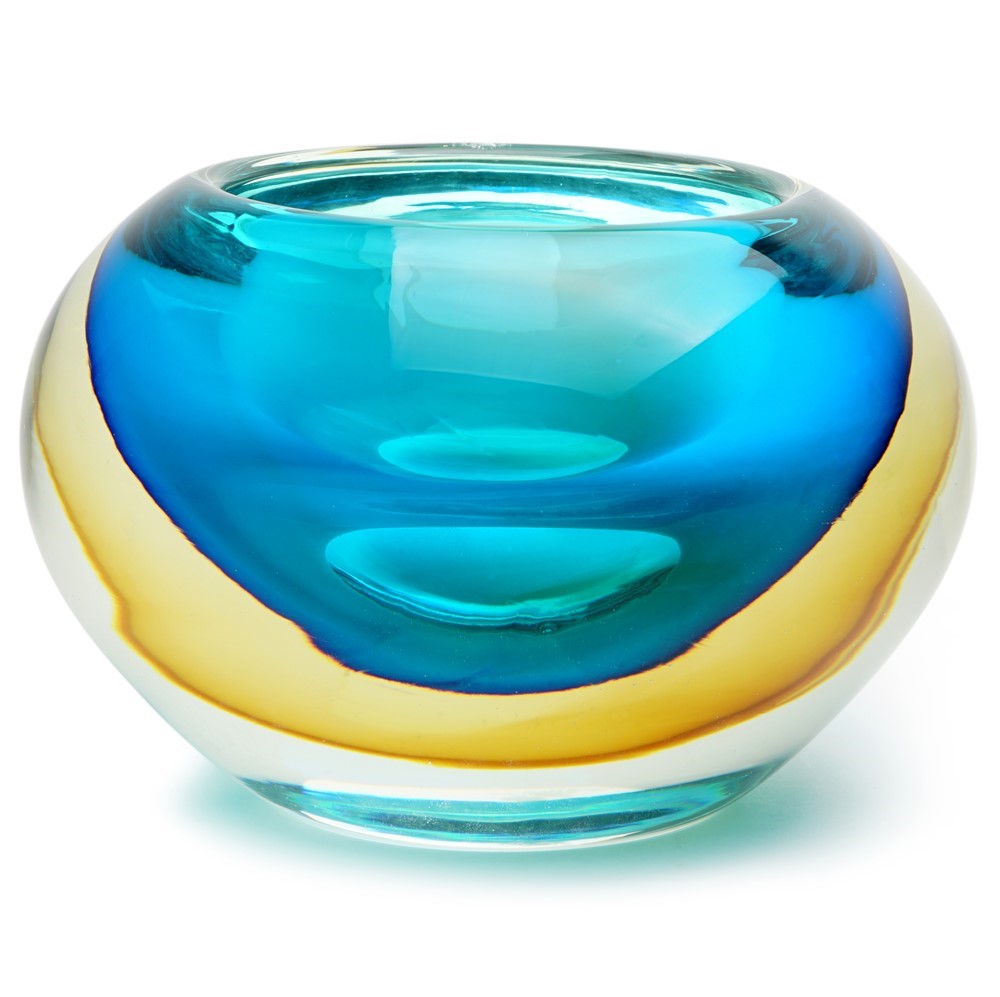 Halo Bowl - Aqua/Amber 26730C