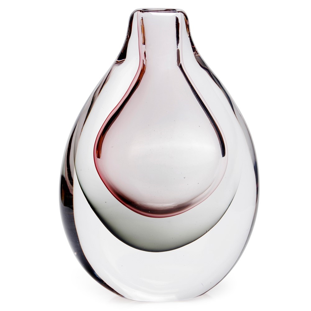 Halo Vase Teardrop - Plum/Grey 26736B