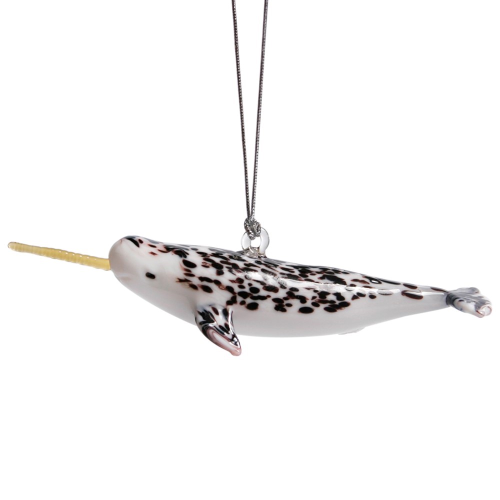 Glassdelights Ornament - Narwhal 26835