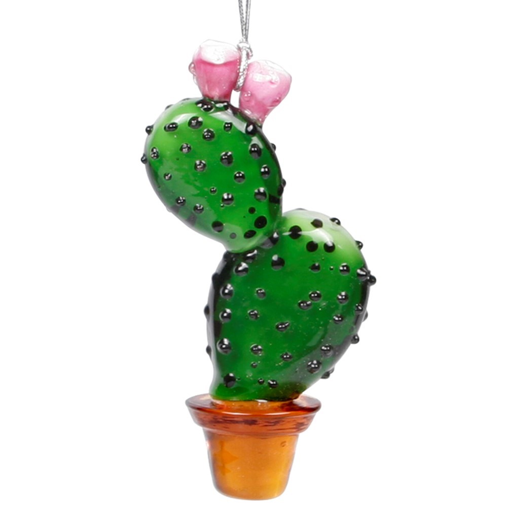 Glassdelights Ornament - Prickly Pear Cactus 26852PC