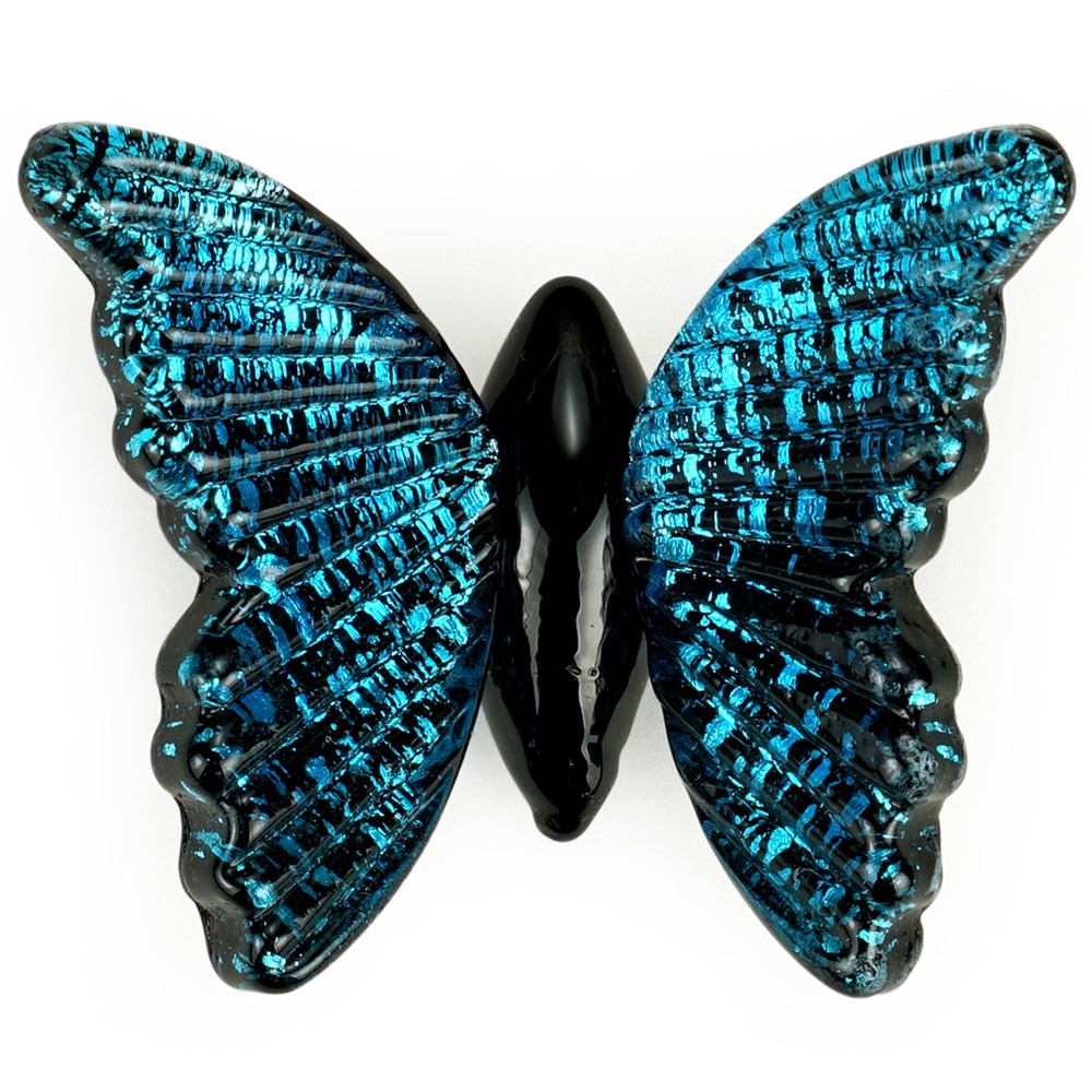 Glass Magnet - Morpho Butterfly 74301BFB