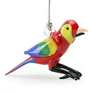 Glassdelights Ornament Scarlet Macaw 26911 View 2