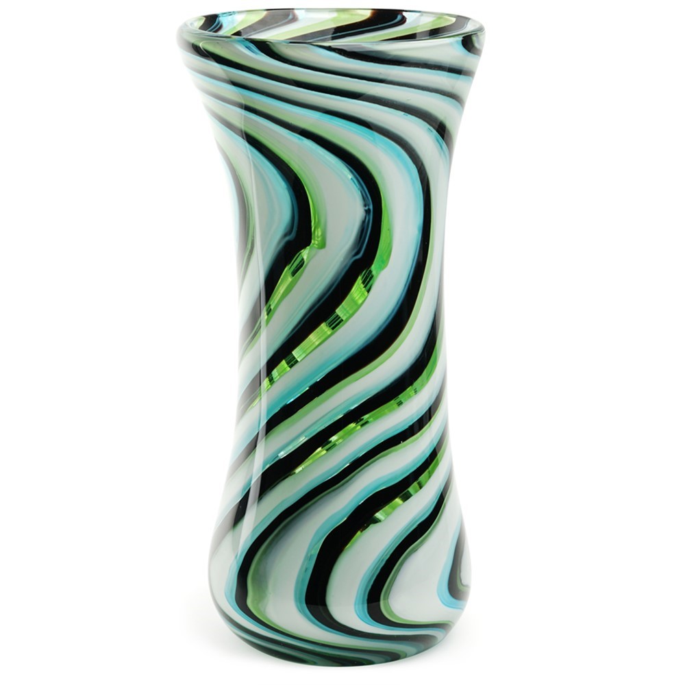 Glass Vase Resonance Swirls Dynasty Gallery